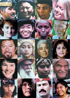 Collection of human faces
